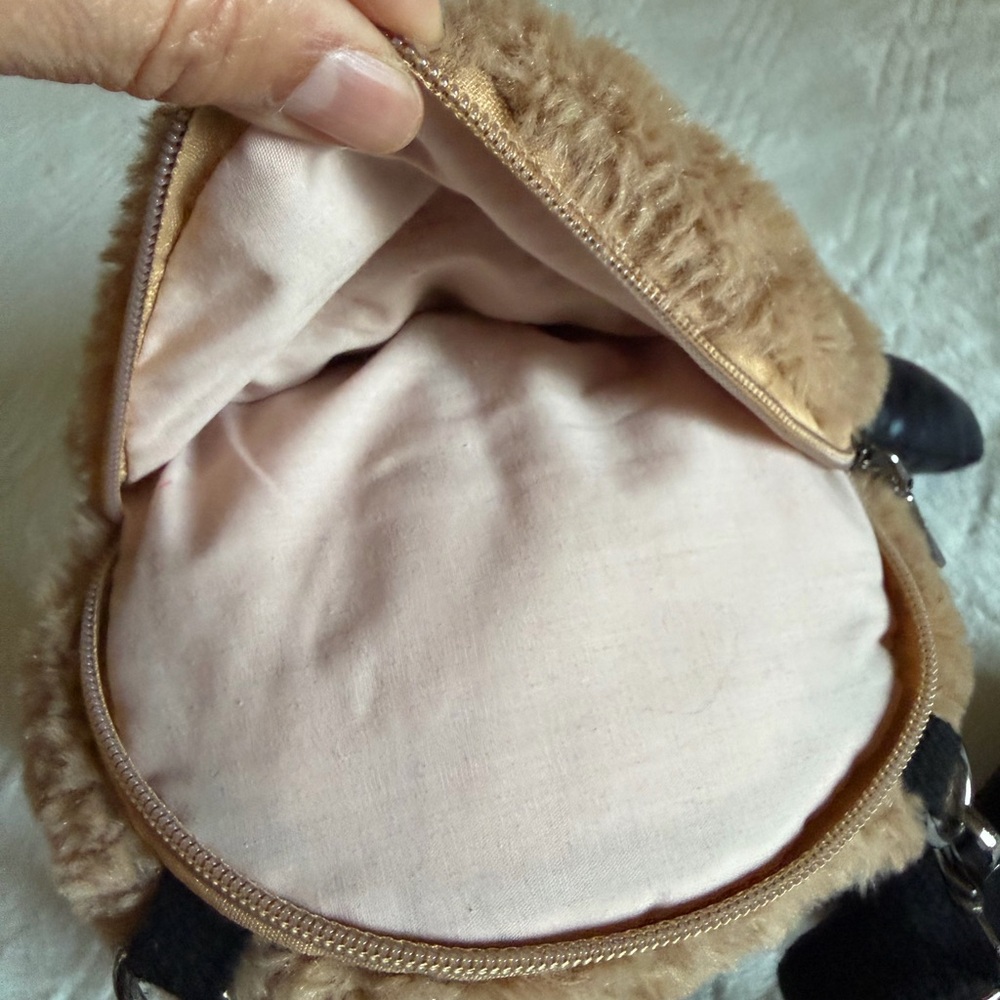 Charming Teddy Bear Kids Backpack in Brown and Black - Picture 5 of 7
